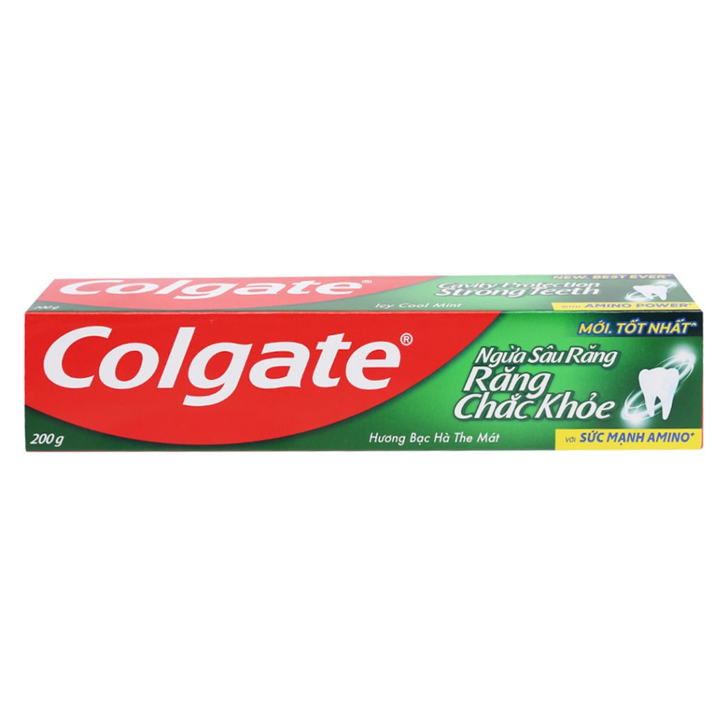 COLGATE TOOTHPASTE CAVITY PROTECTION STRONG TEETH ICY COOL MINT 200G